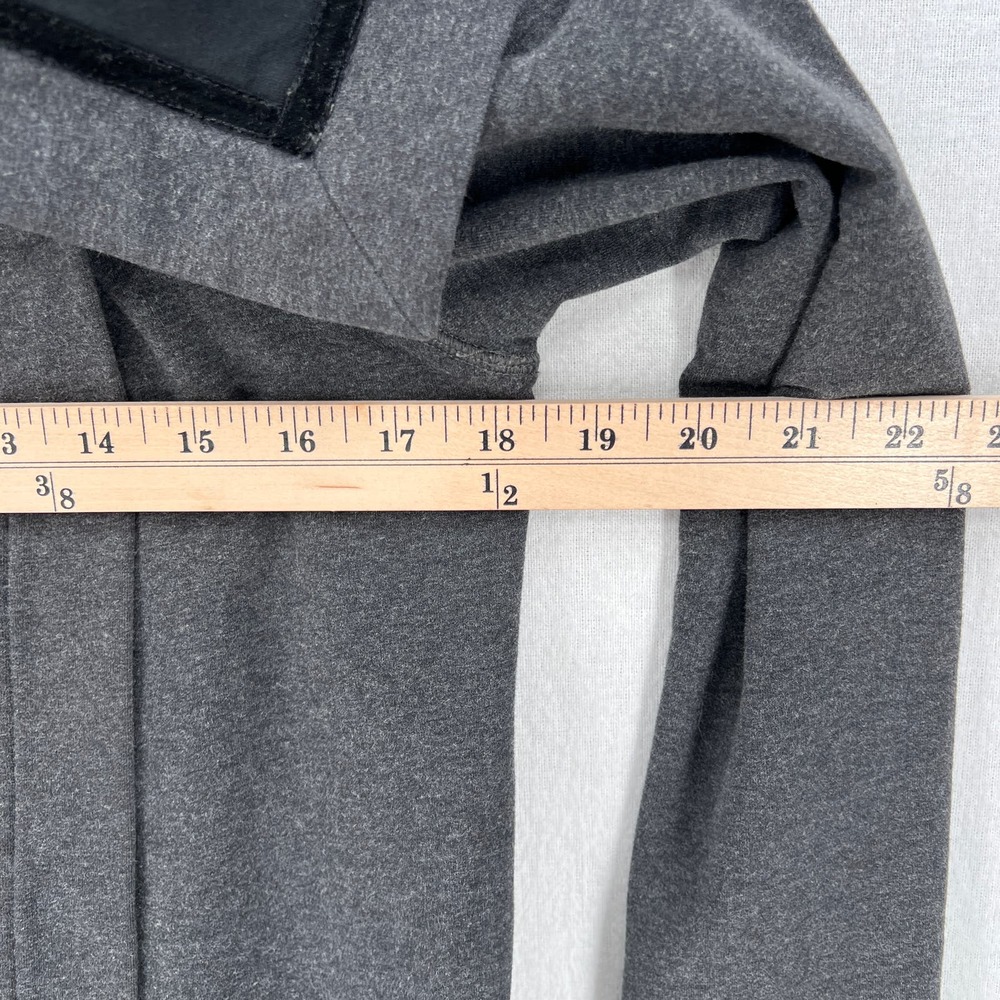LULULEMON Savasana Wrap Cardigan Women 4 Gray Heather Charcoal Black Long Sleeve - Picture 15 of 16